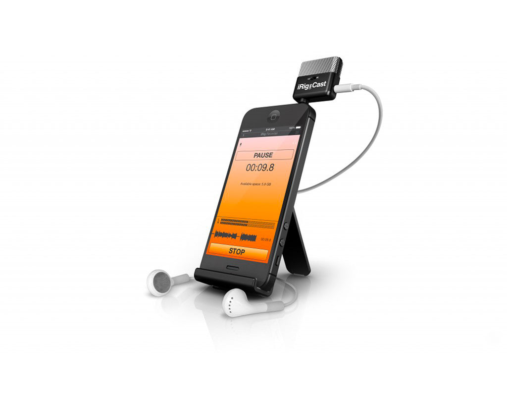 ik multimedia irig mic cast usato vista con telefono