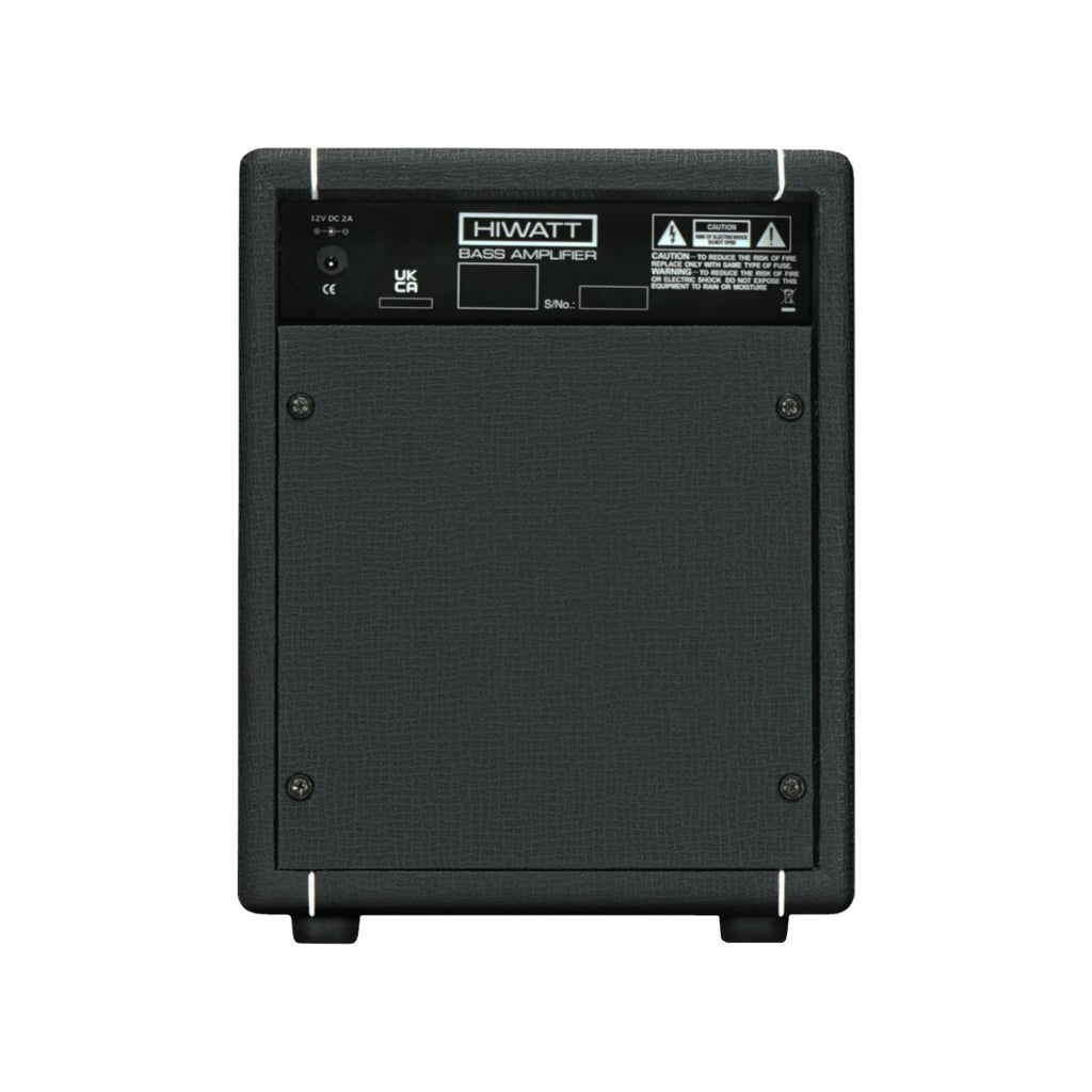 amplificatore combo per basso 17W hiwatt bulldog 17 vista del retro