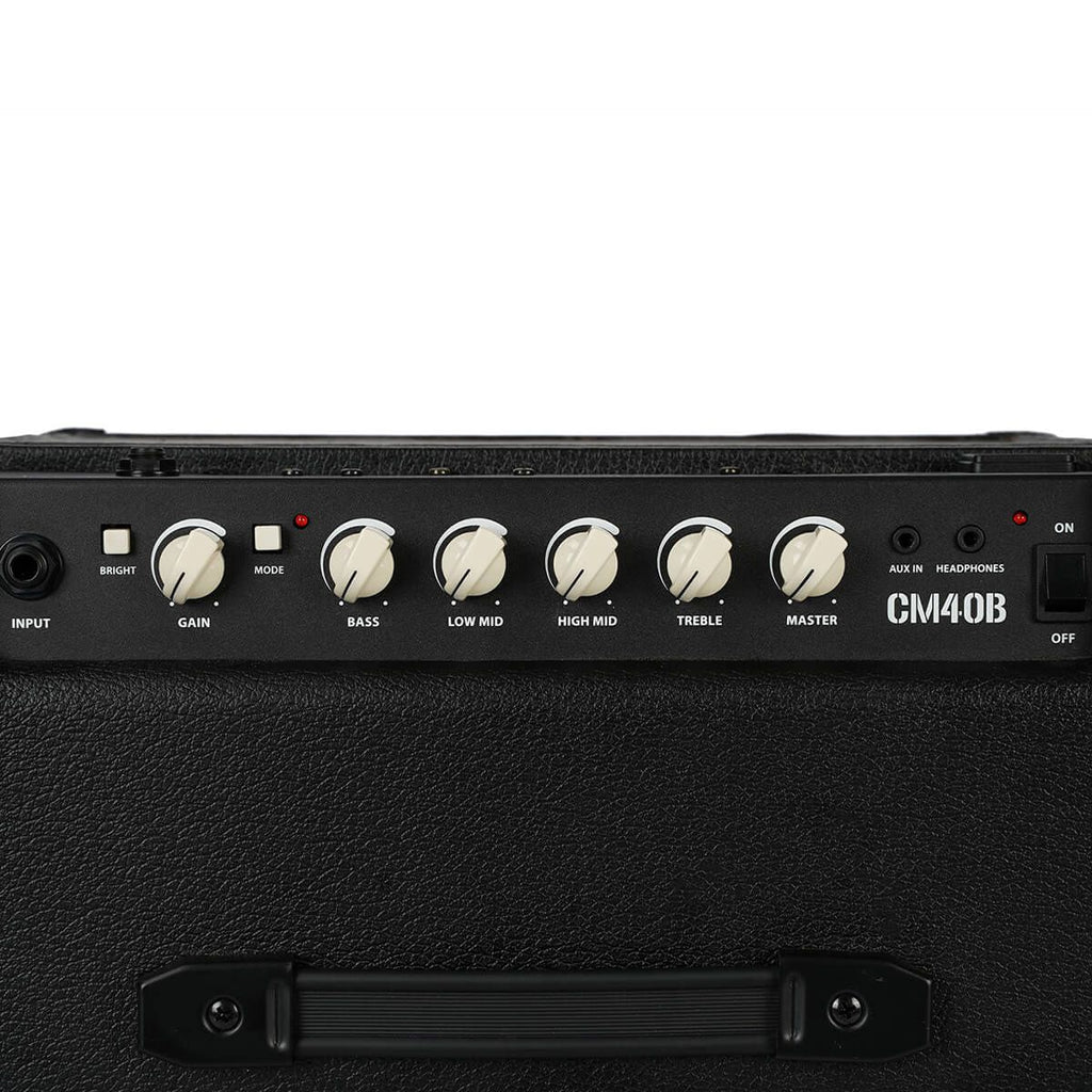amplificatore combo per basso 40W cort CM40B vista dall'alto