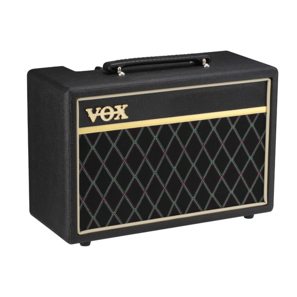 amplificatore per basso da 10W vox pathfinder 10 bass vista laterale sx