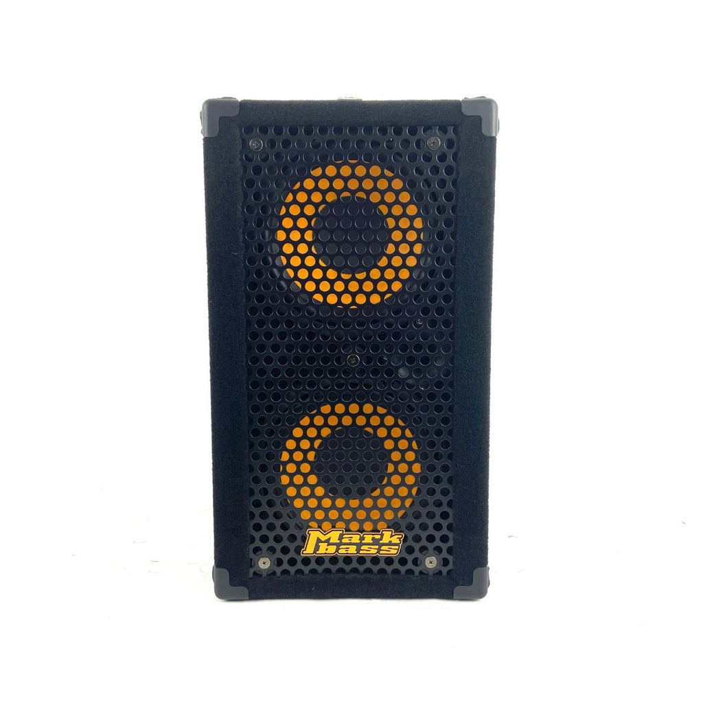 amplificatore combo per basso super portatile e compatto a doppio cono e tweeter Markbass Minimark 802 N300 usato vista frontale