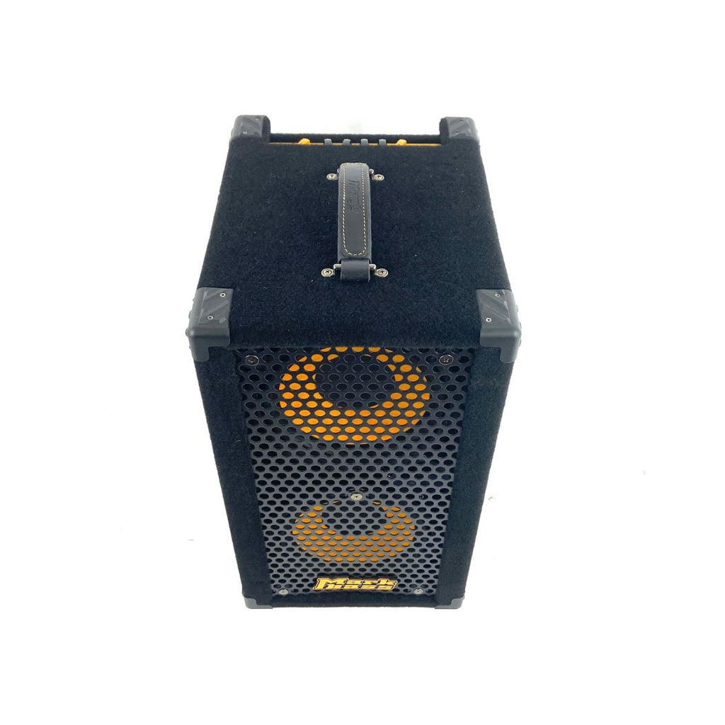 amplificatore combo per basso super portatile e compatto a doppio cono e tweeter Markbass Minimark 802 N300 usato visto dall'alto