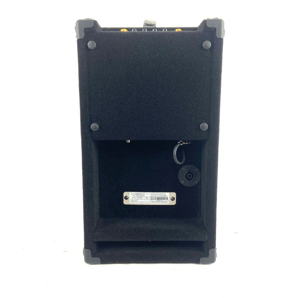 amplificatore combo per basso super portatile e compatto a doppio cono e tweeter Markbass Minimark 802 N300 usato vista del retro