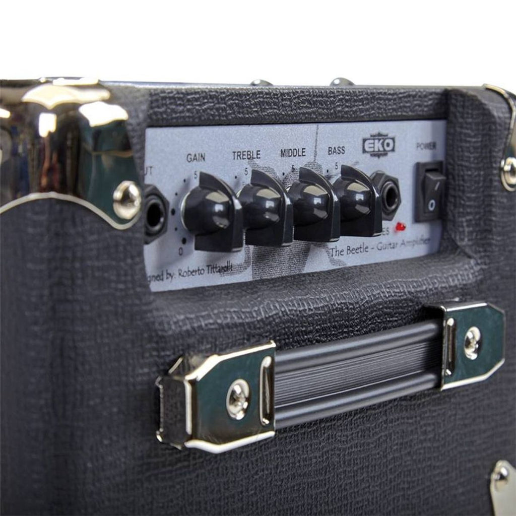 amplificatore combo per chitarra eko V10 vista dei controlli