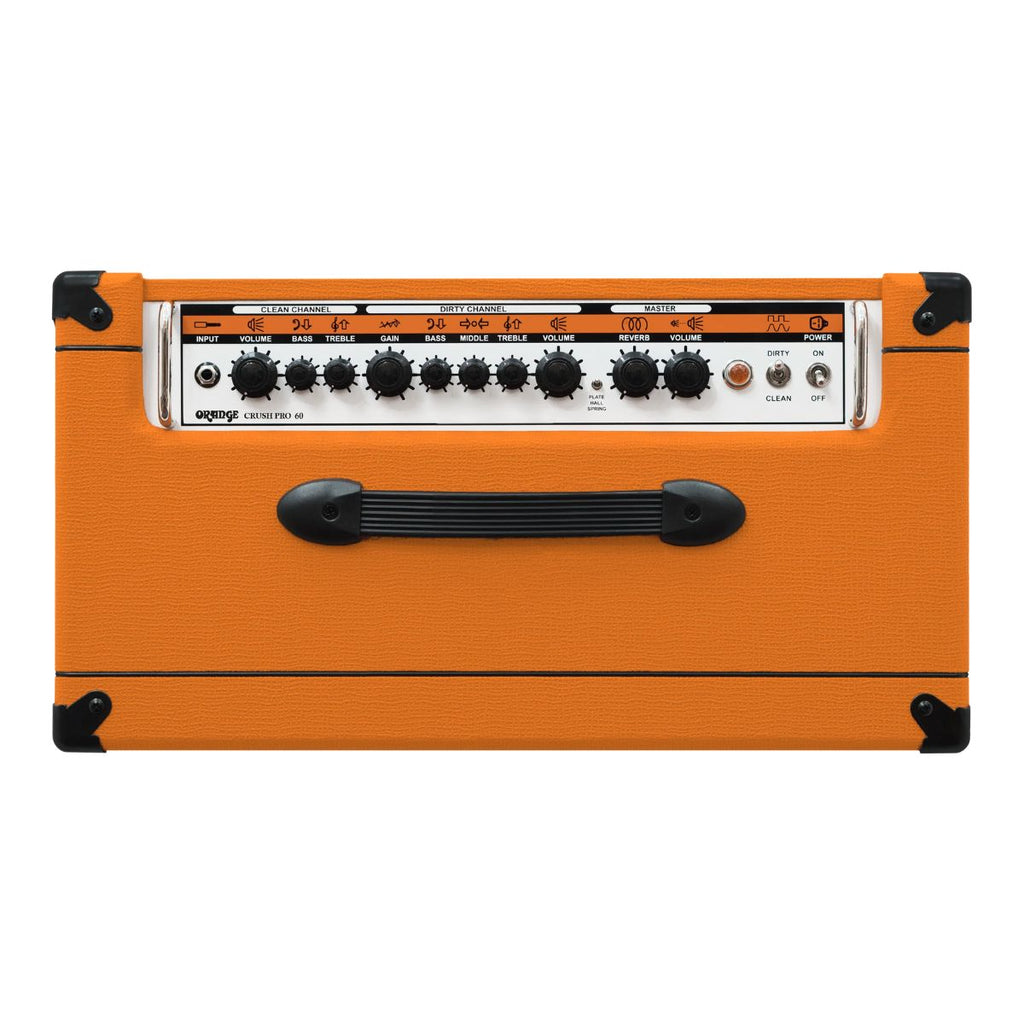 amplificatore combo per chitarra elettrica da 60W orange crush 60c vista dei controlli