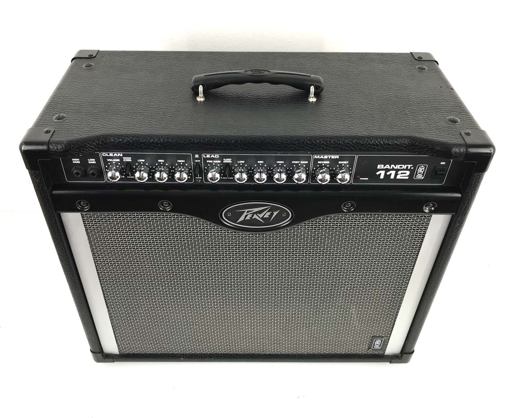 amplificatore combo per chitarra elettrica peavey banditt 112 usato vista dall'alto
