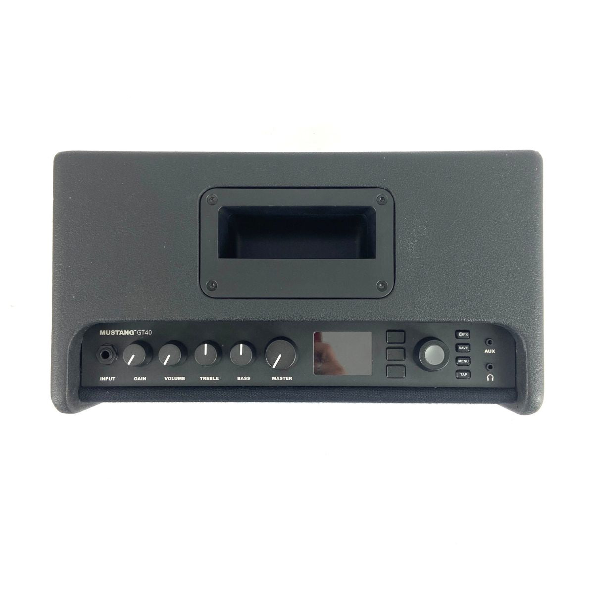 amplificatore combo per chitarra fender gt-40 usato vista dei controlli