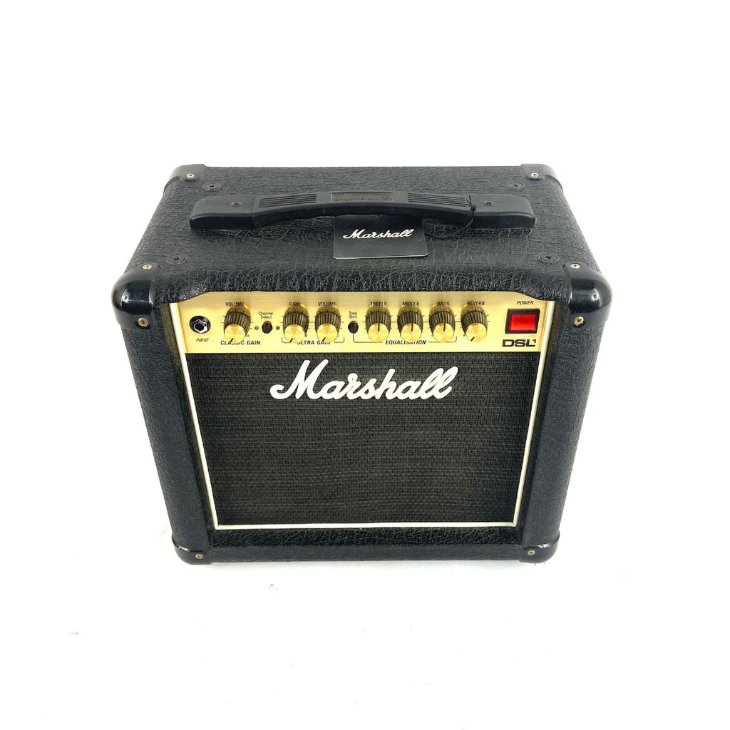 amplificatore combo valolare 1 watt marshall dsl-1 usato vista dall'alto