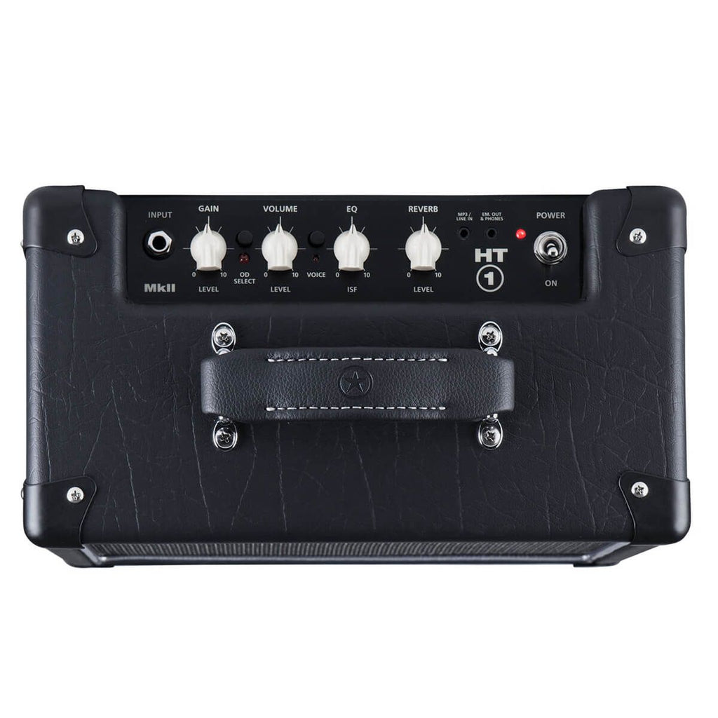 amplificatore combo valvolare per chitarra elettrica blackstar ht-1r mkii vista dall'alto