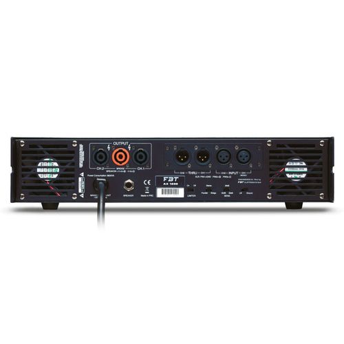 amplificatore di potenza da 1200E FBT AX 1200 vista del retro
