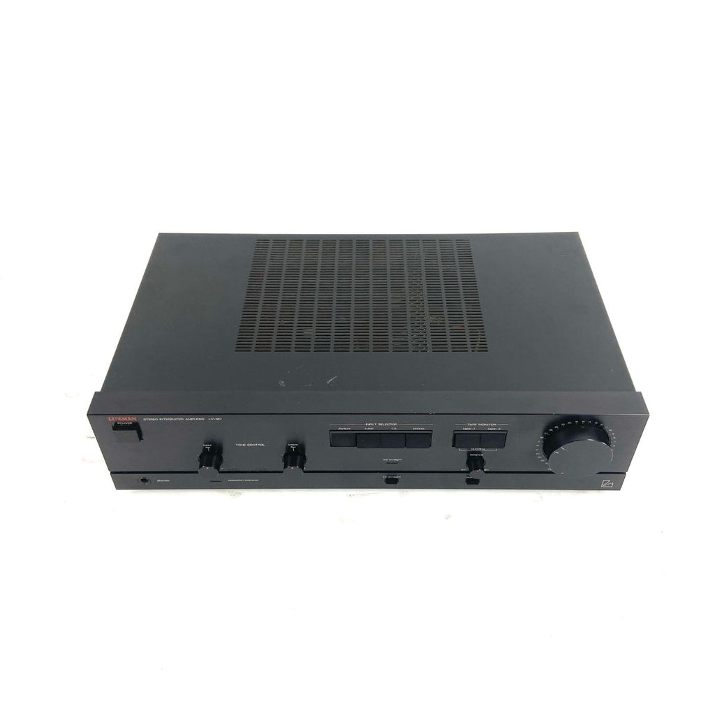 amplificatore hifi vintage di alta qualità made in japan luxman lv90 usato vista dall'alto
