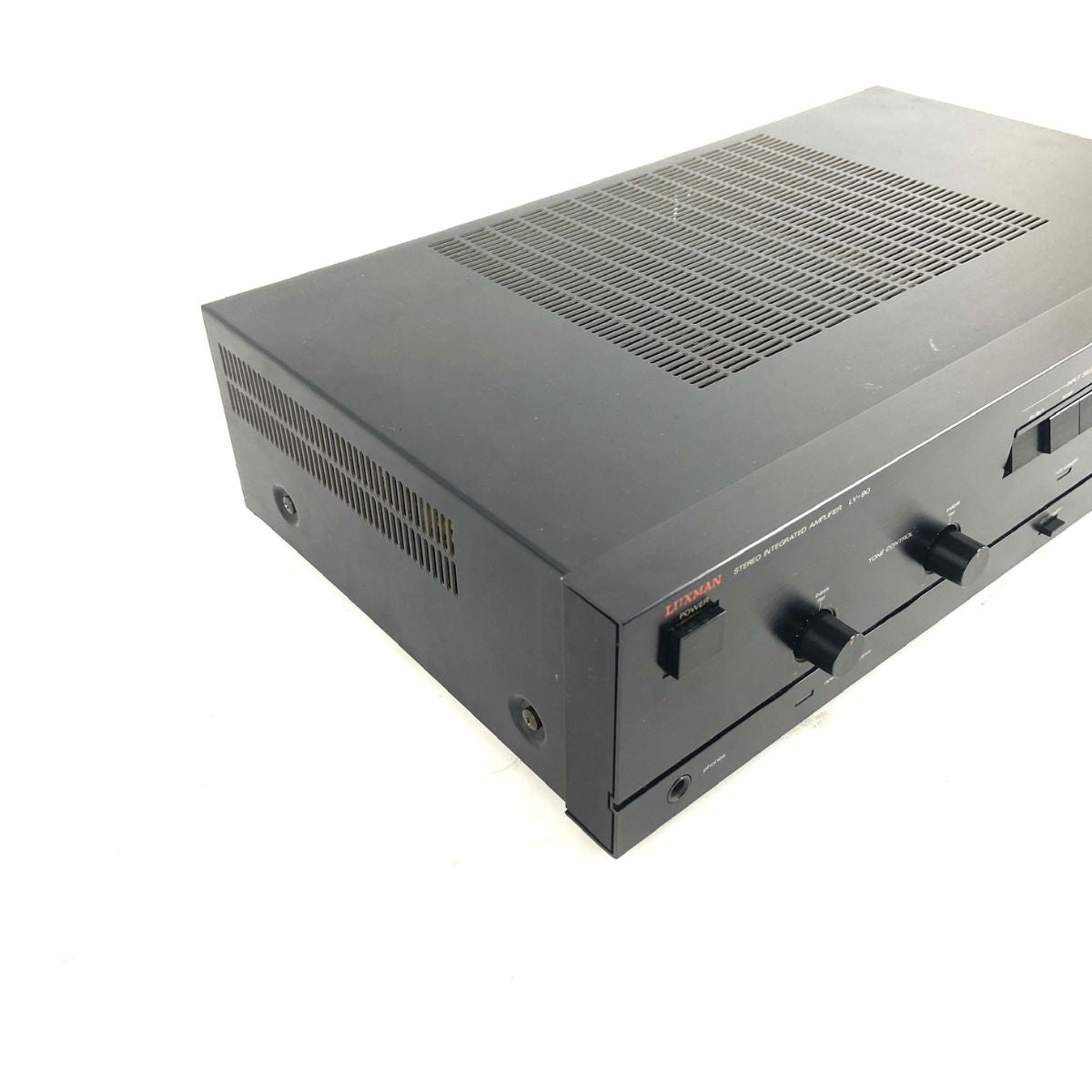 amplificatore hifi vintage di alta qualità made in japan luxman lv90 usato vista laterale sx