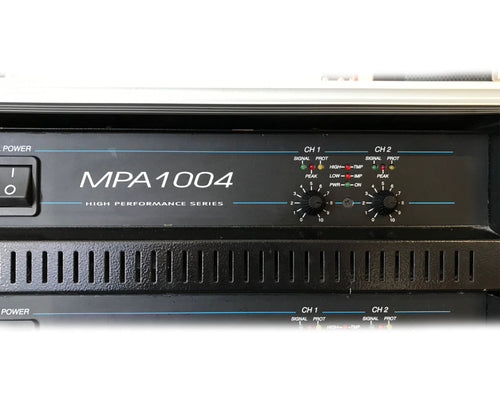 amplificatore db mpa1004 usato vista dei controlli