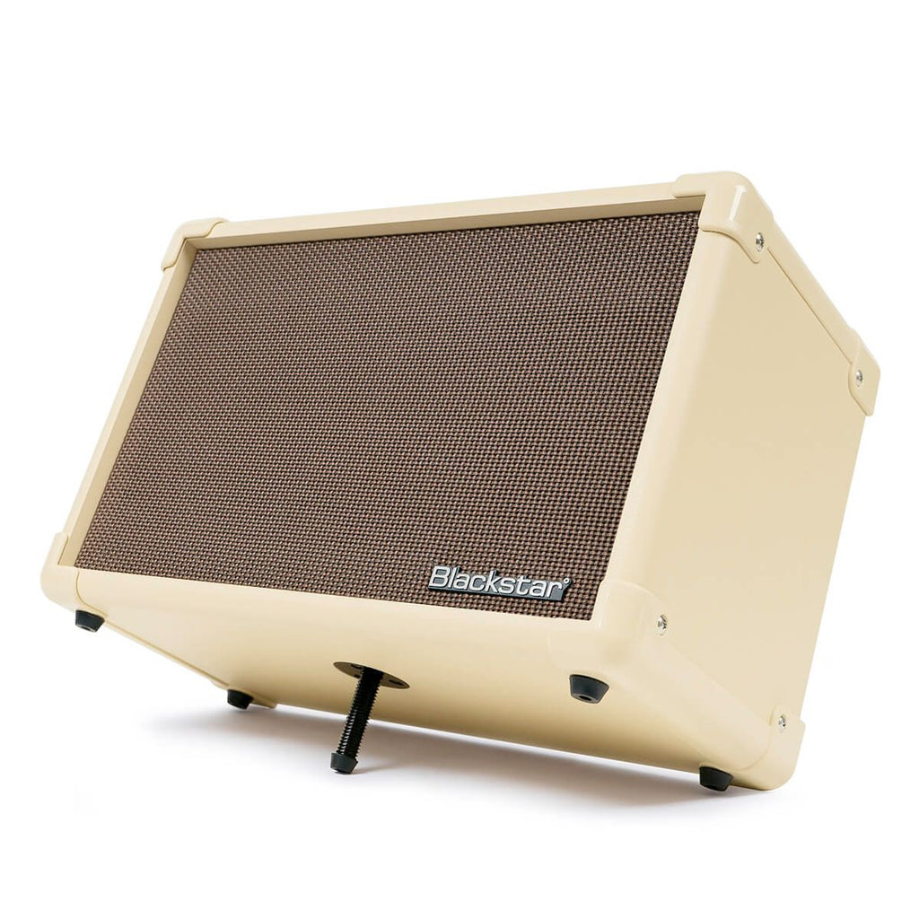 amplificatore per chitarra acustica da 30W blackstar acoustic core 30 open box vista con supporto