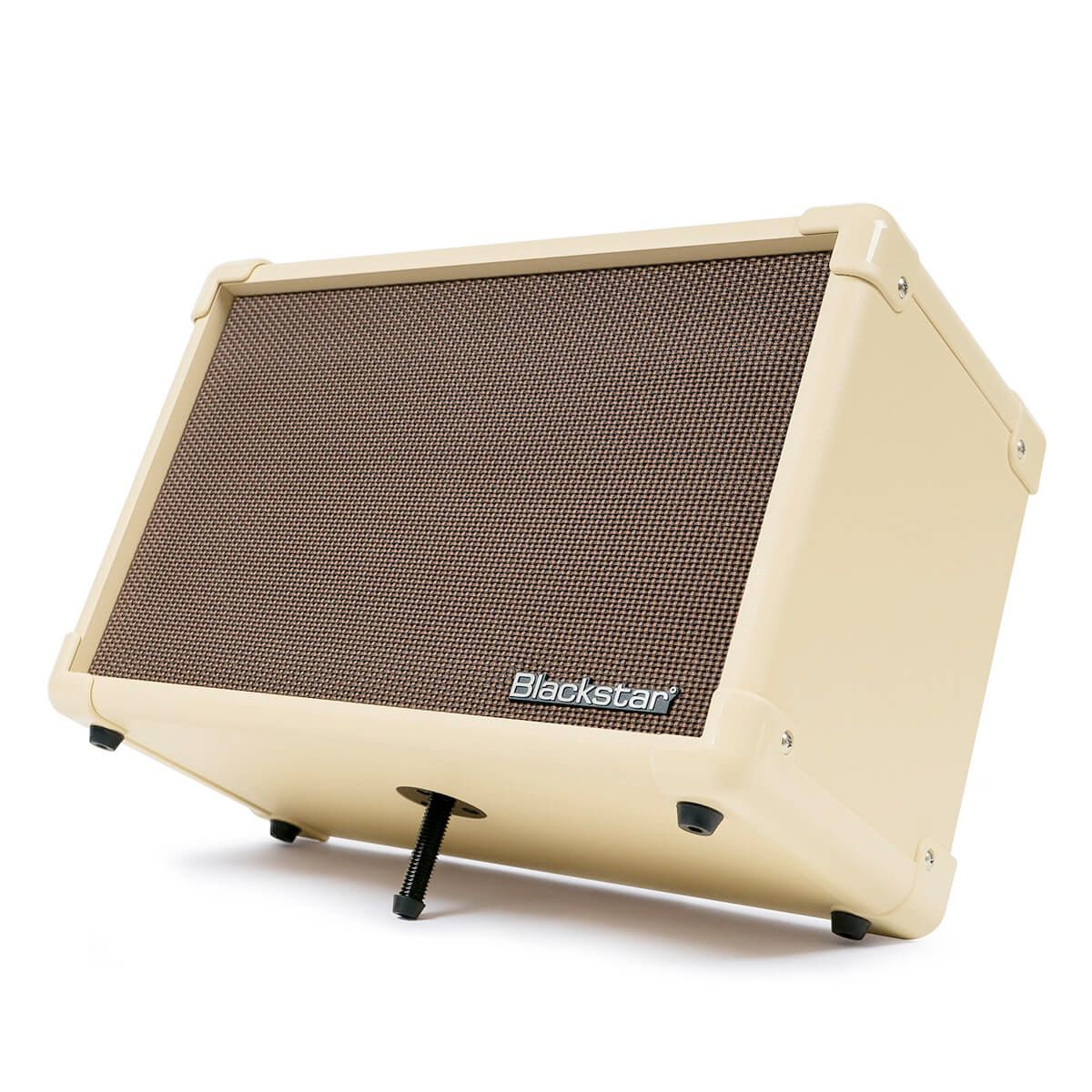 amplificatore per chitarra acustica da 30W blackstar acoustic core 30 open box vista con supporto