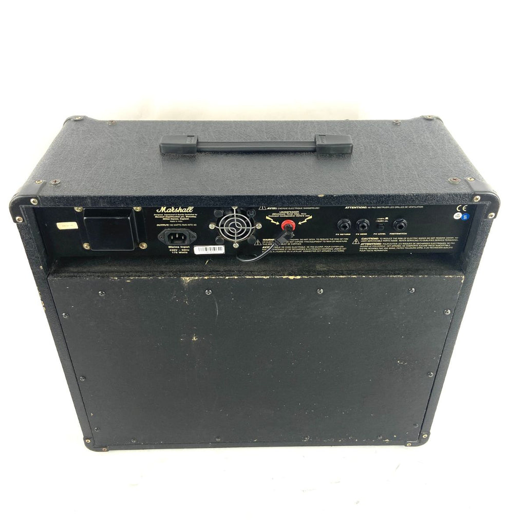 amplificatore combo per chitarra elettrica con effetti da 100WMarshall MG100DFX usato vista del retro