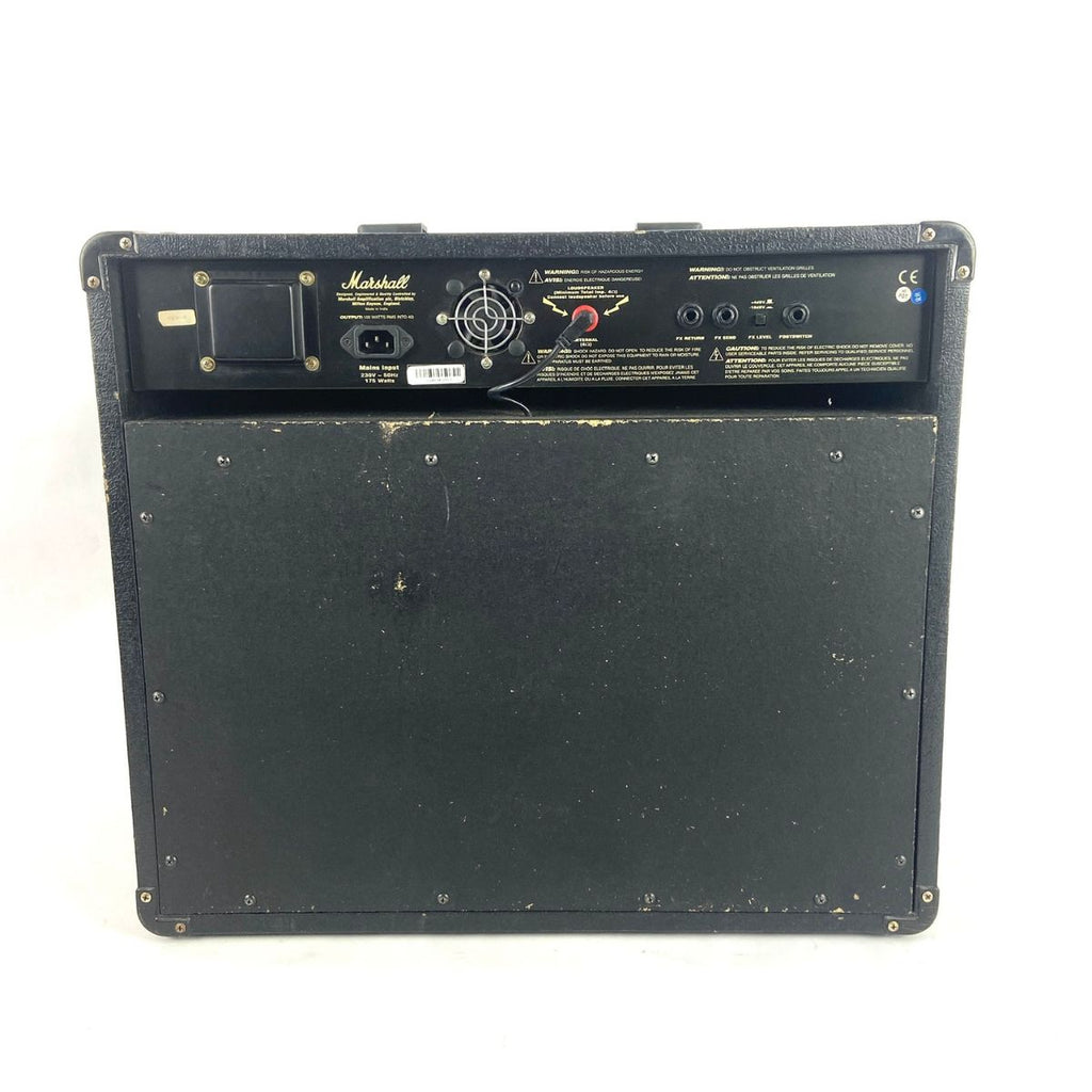 amplificatore combo per chitarra elettrica con effetti da 100WMarshall MG100DFX usato vista del retro dettagli