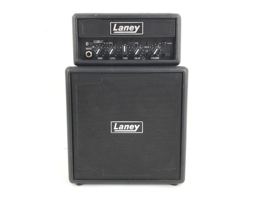 amplificatore per chitarra elettrica laney ministack b iron vista frontale