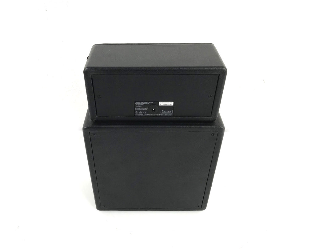 amplificatore per chitarra elettrica laney ministack b iron vista retro