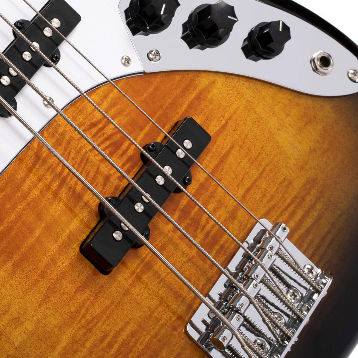 basso elettrico 4 corde cort gb24jj 2tb vista pickup