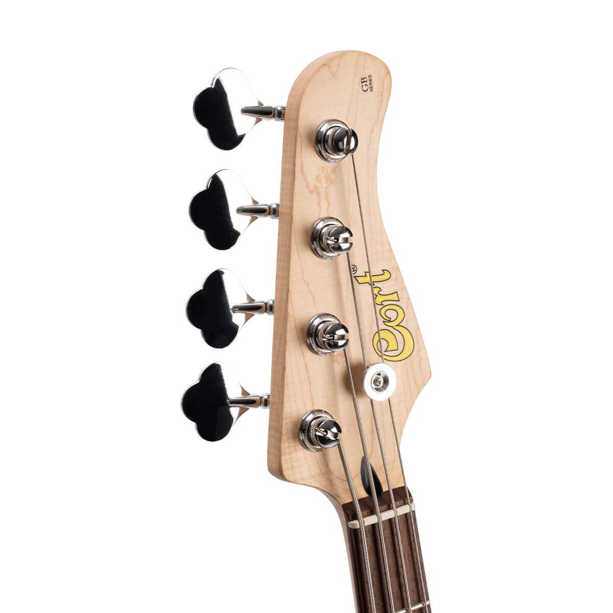 basso elettrico 4 corde cort gb24jj 2tb vista della paletta