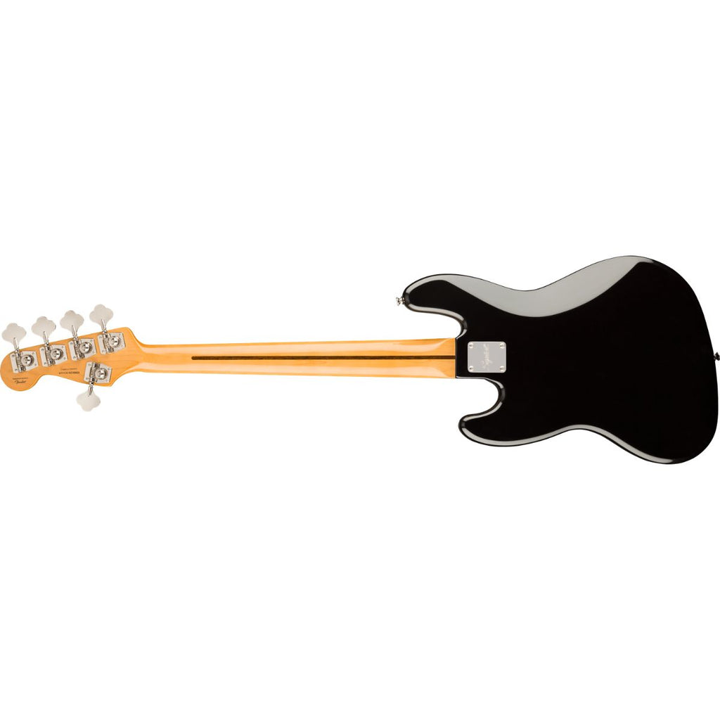 basso elettrico 5 corde squier classic vibe 70s jazz bass 5 mn bk vista del retro