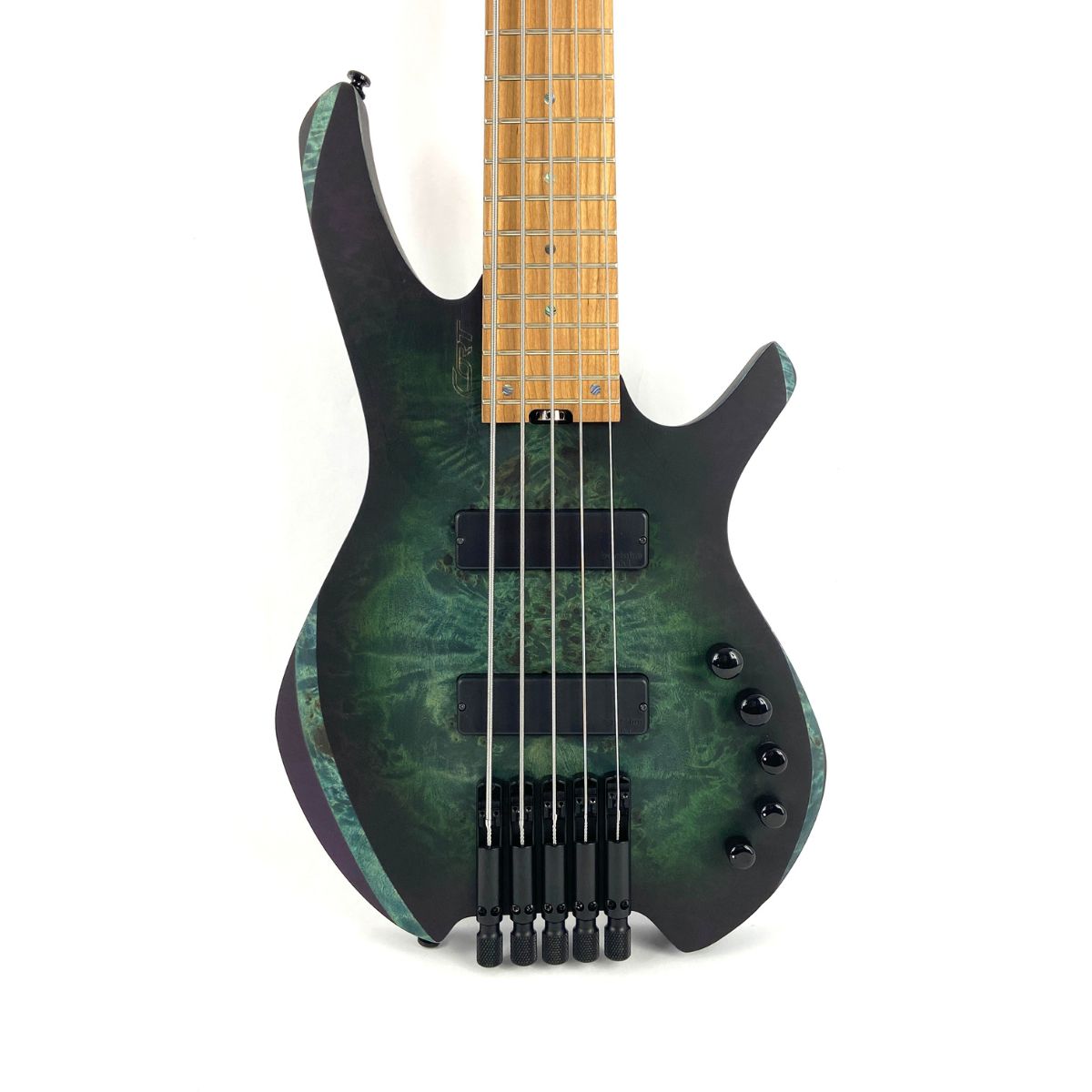 Basso elettrico 5 corde Cort Artisan Space 5 SDG Usato vista del corpo frontale
