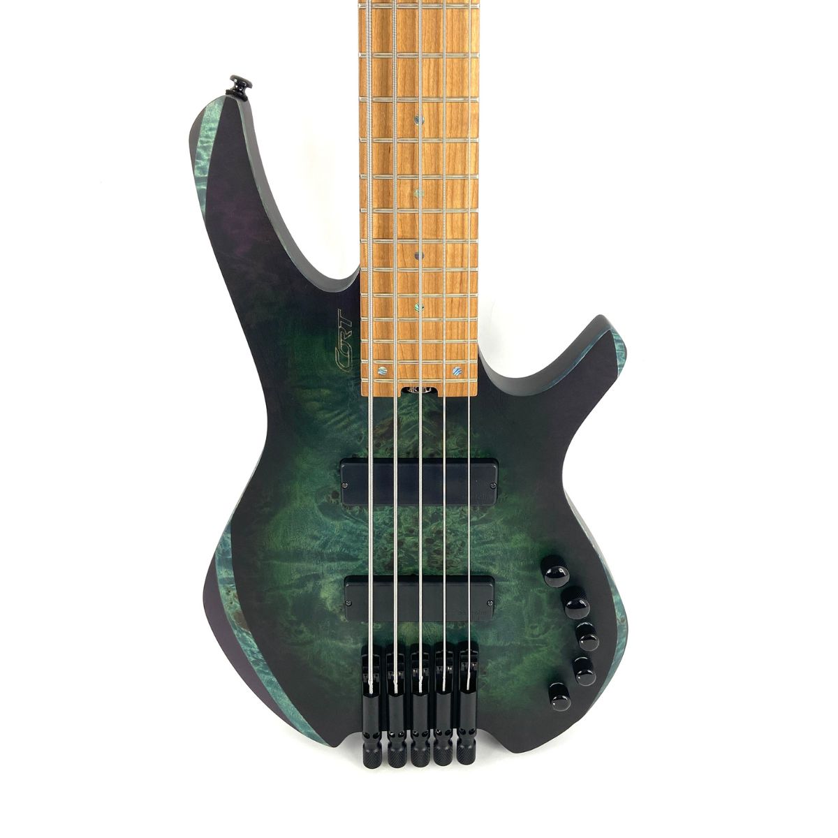 Basso elettrico 5 corde Cort Artisan Space 5 SDG Usato vista del corpo dall'alto