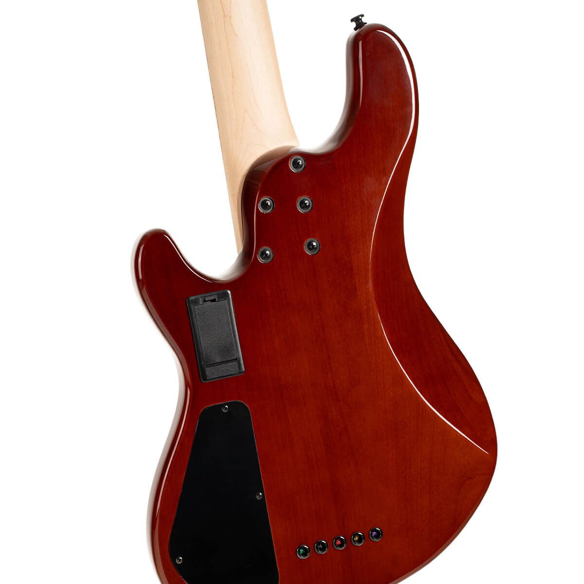 basso elettrico 5 corde professionale cort gb-fusion 5 ABB  vista del retro del corpo