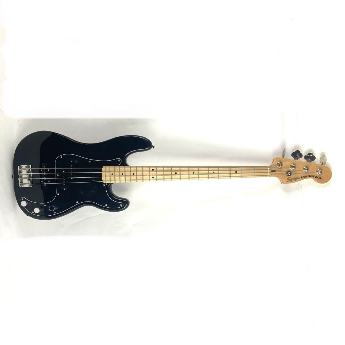 basso elettrico squier affinity precision bass nero usato vista frontale