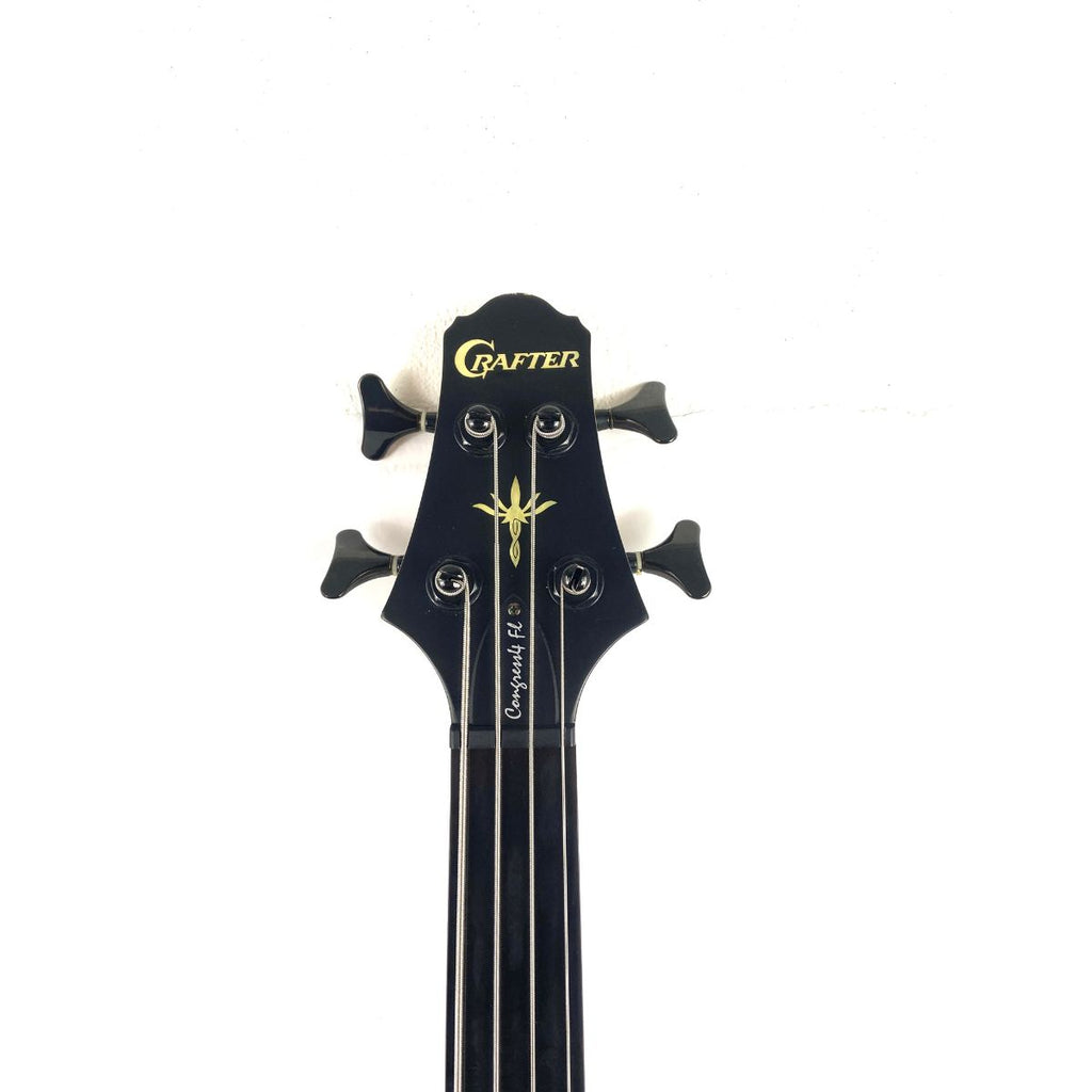 basso elettrico fretless crafter congress4 fl usato vista della paletta