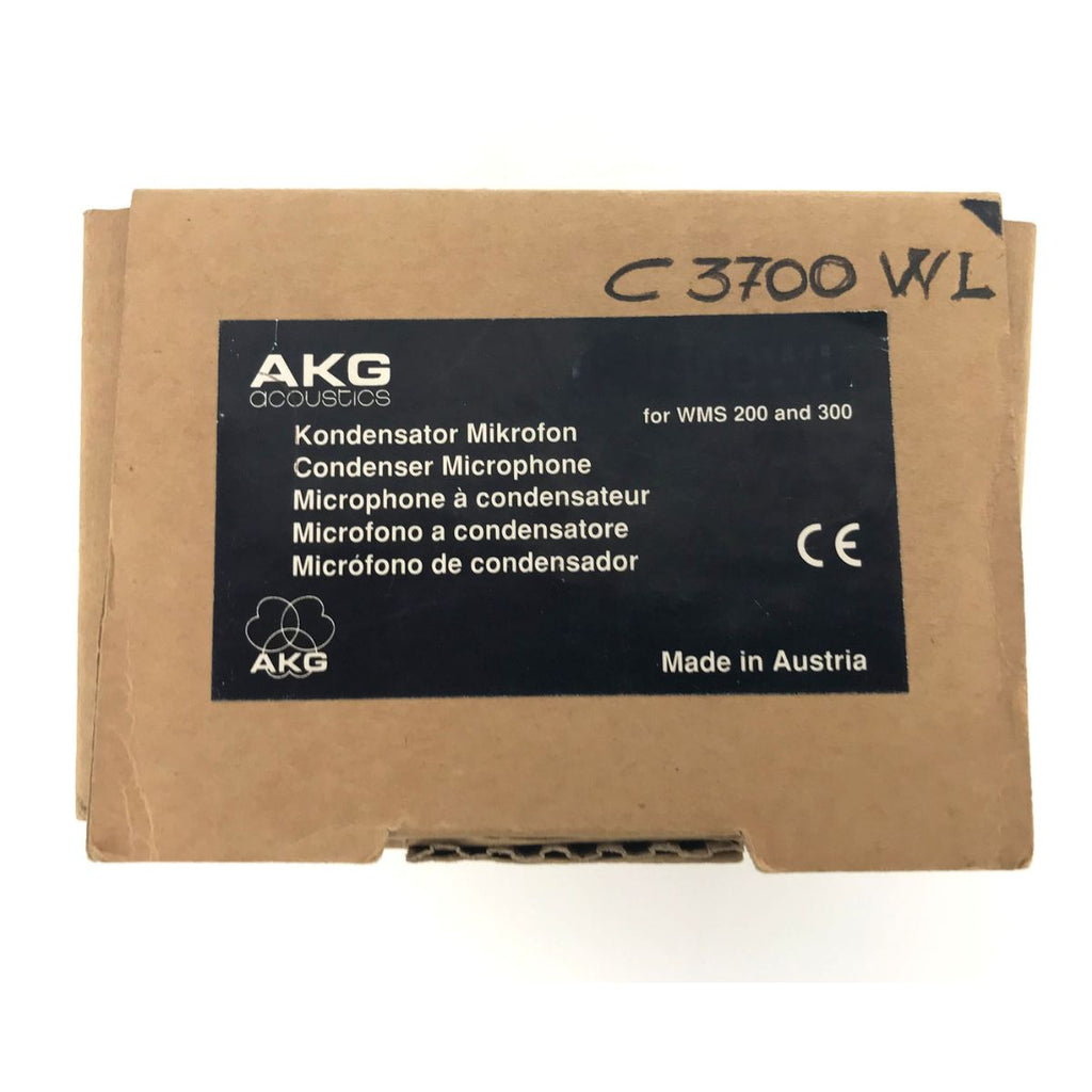 capsula microfonica a condensatore AKG C3700 Wl Made in Austria vista della scatola