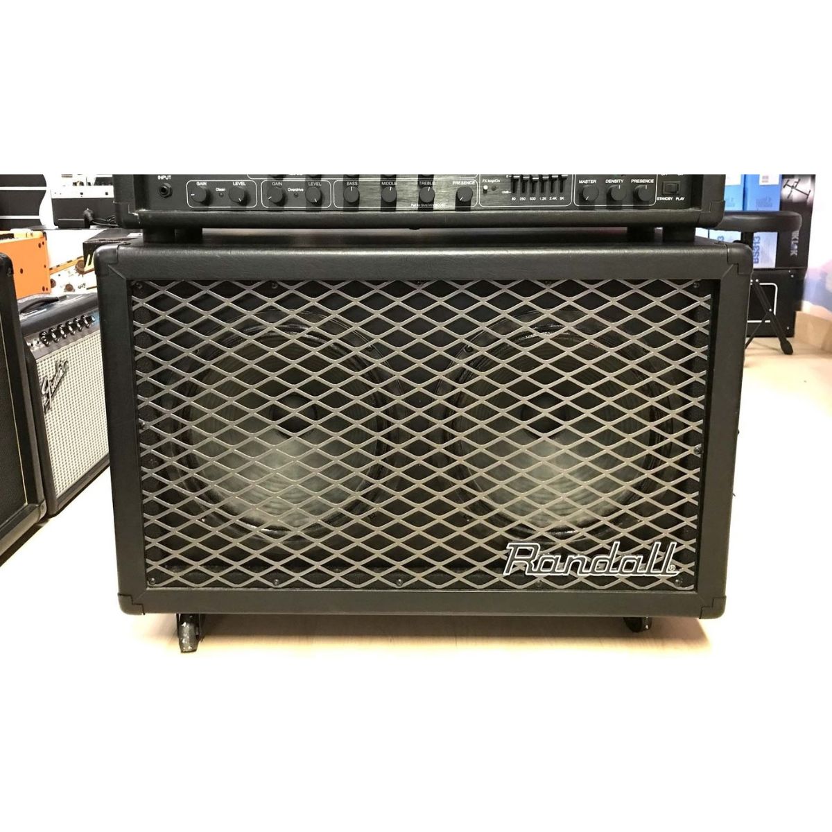 cassa 2 coni da 12" per chitarra randall RT212CX usata vista frontale