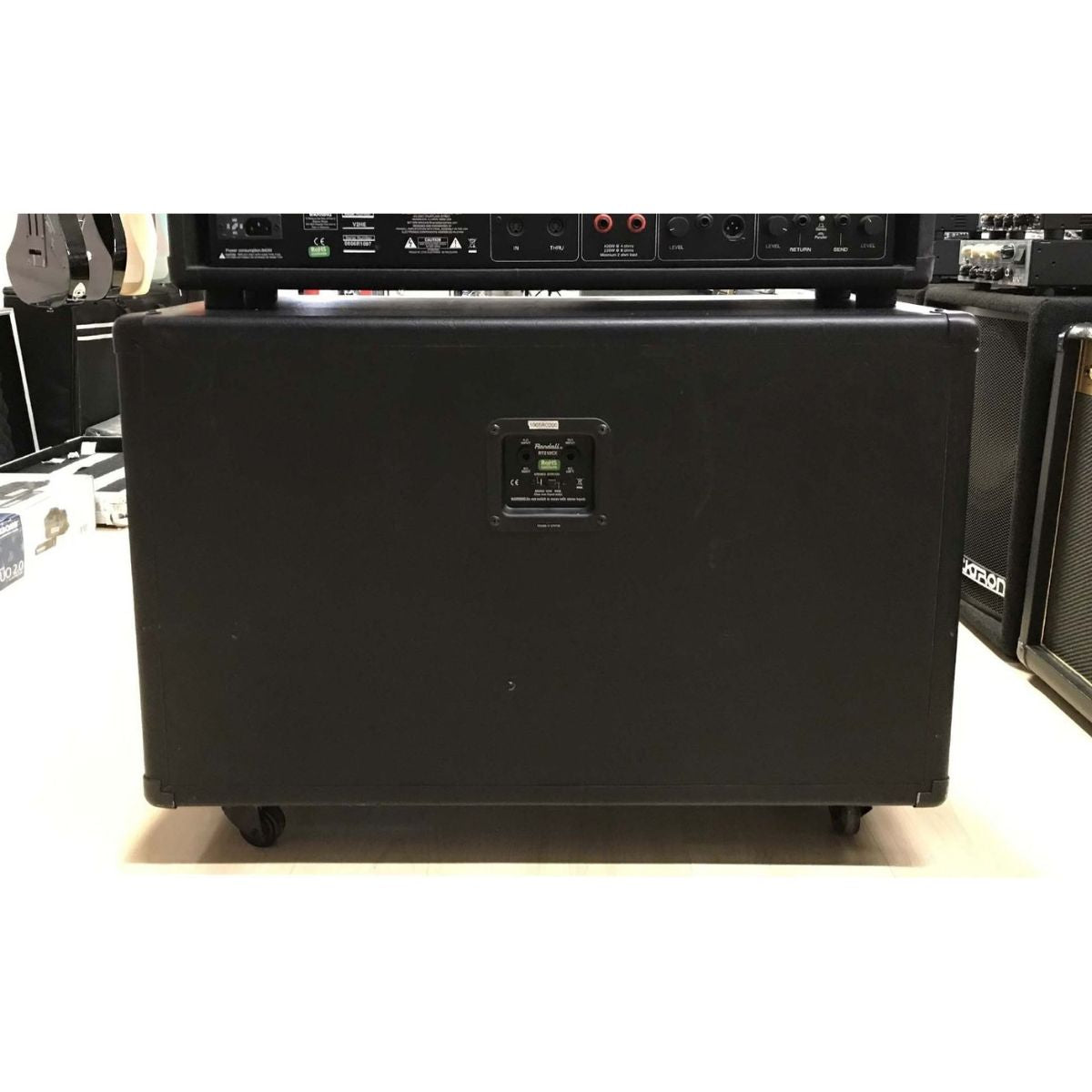 cassa 2 coni da 12" per chitarra randall RT212CX usata vista del retro