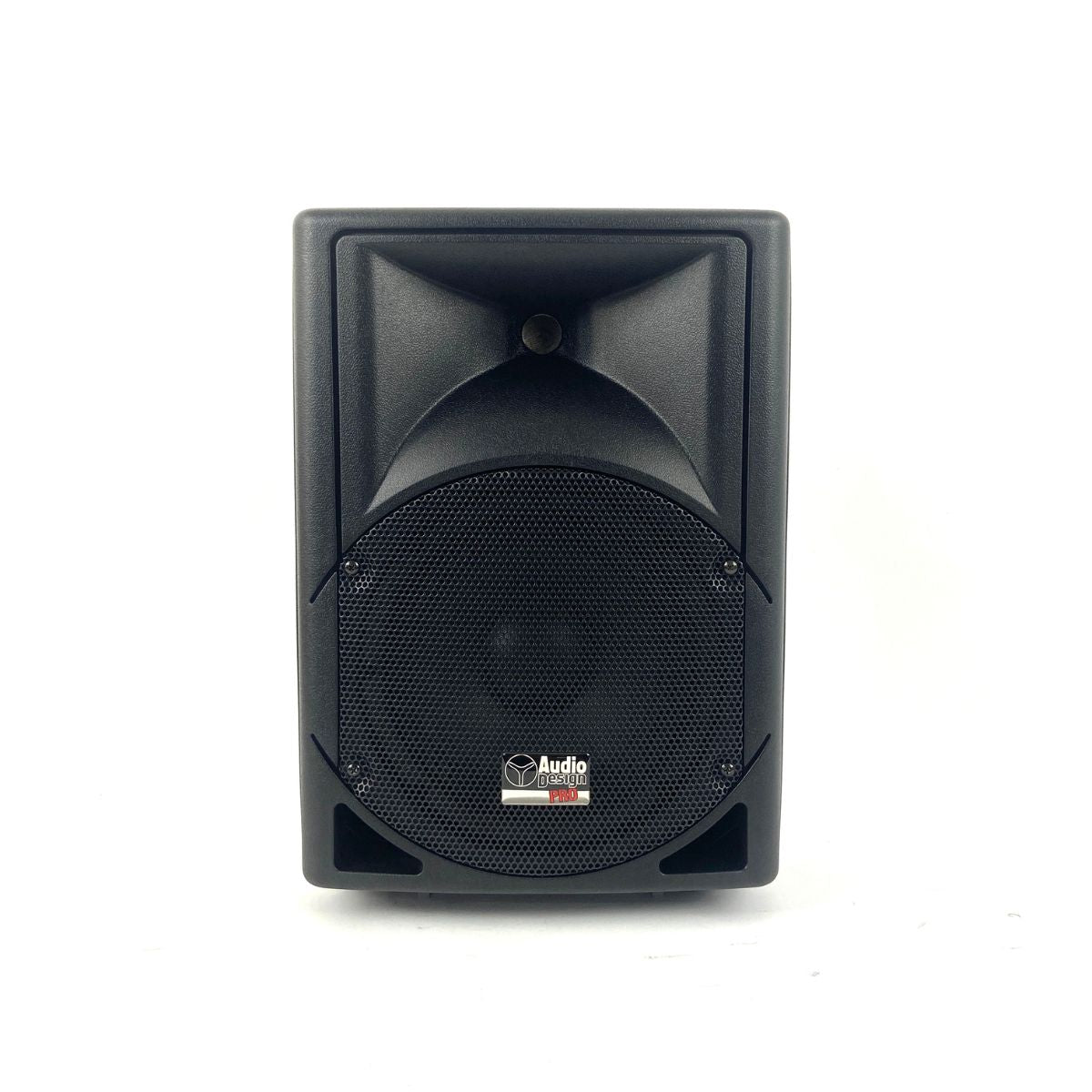 cassa amplificata 160w 8" audio design pax2 8 ex demo vista frontale