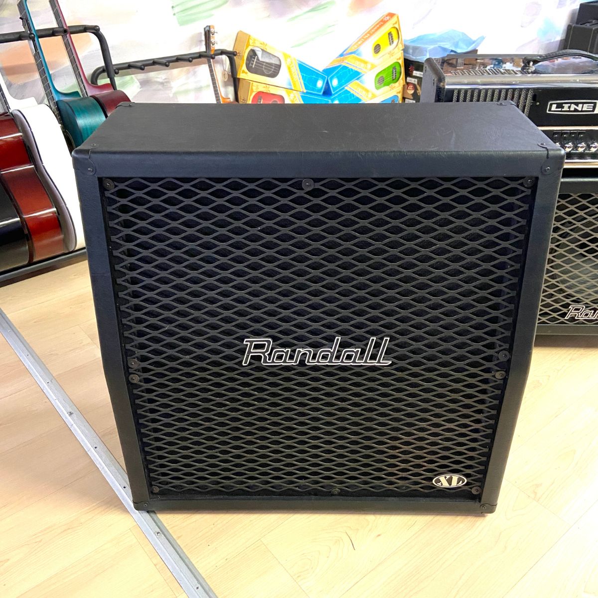 cassa per chitarra 4 coni da 12" Randall Model R412 Stereo RA412XLT100 vista frontale alto