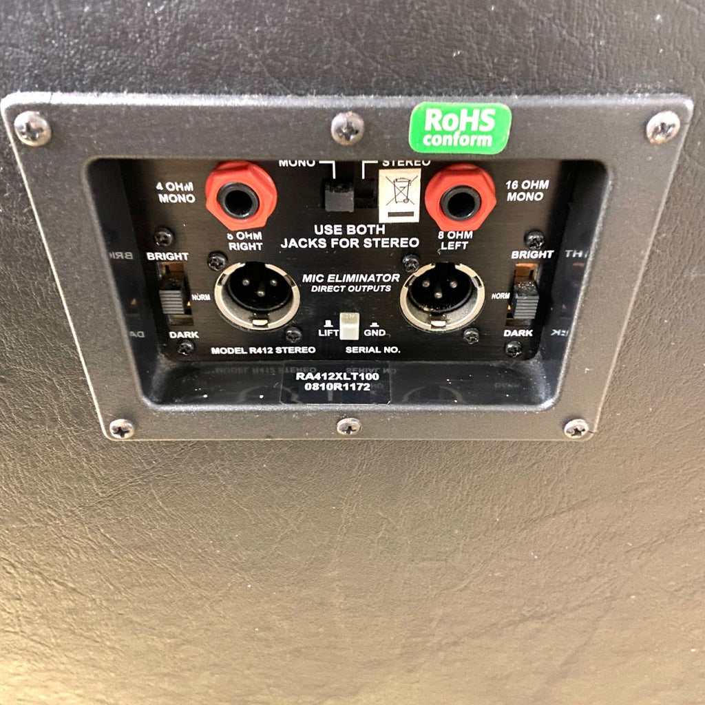 cassa per chitarra 4 coni da 12" Randall Model R412 Stereo RA412XLT100 vista del modello