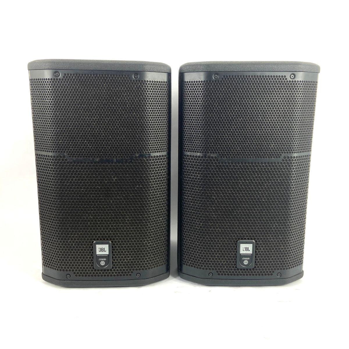 casse professionali n legno jbl prx 612m coppia usate vista frontale