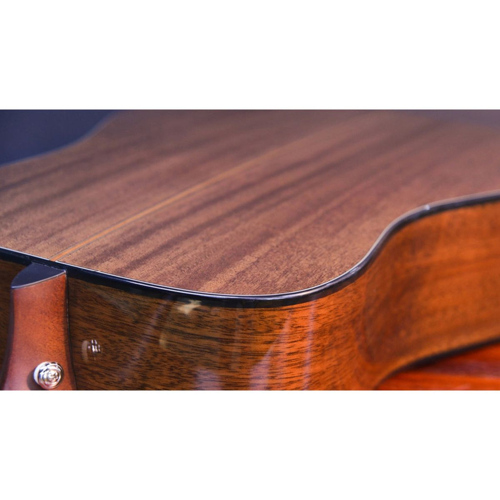 chitarra acustica elettrificata crafter able g-600ce vtg open box vista del retro del corpo