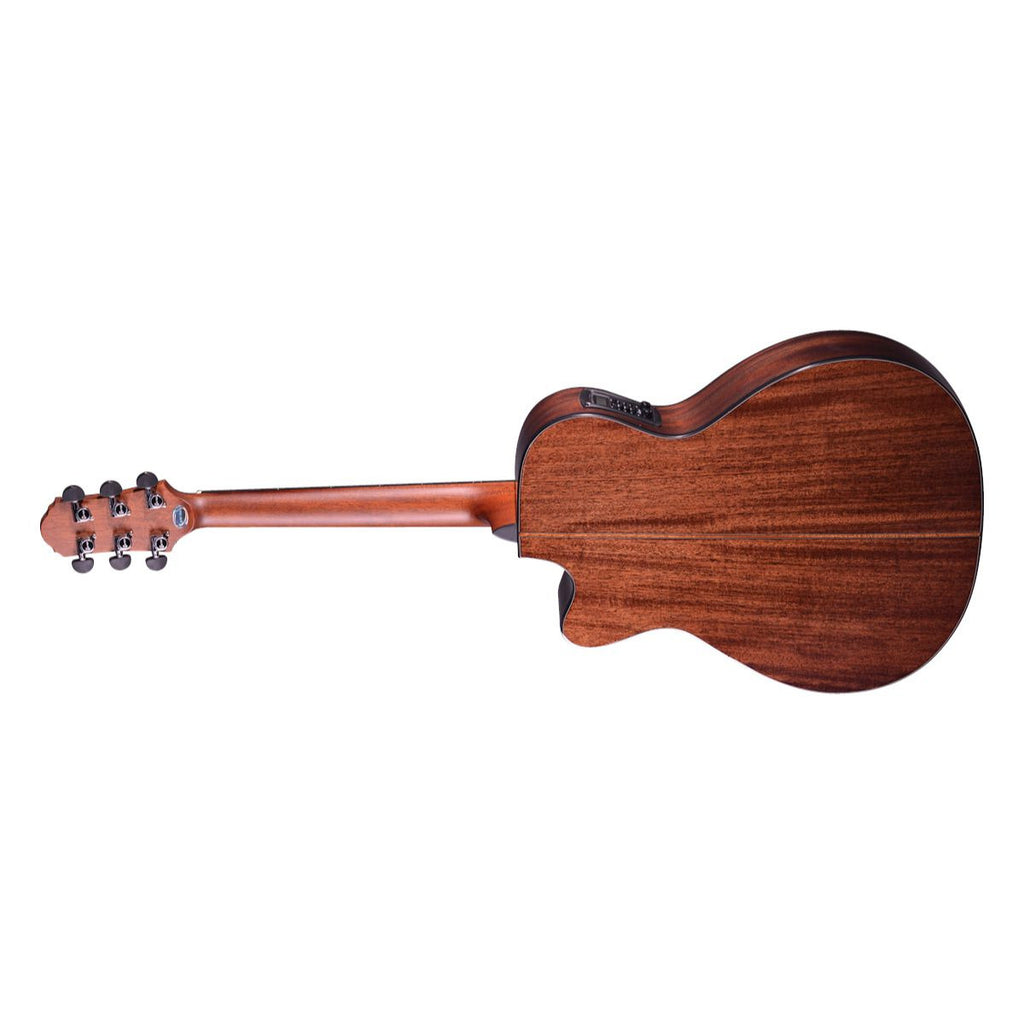 chitarra acustica elettrificata crafter able T-600CE Natural vista del retro
