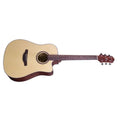 chitarra acustica elettrificata crafter hd-100ce op nt open box vista frontale