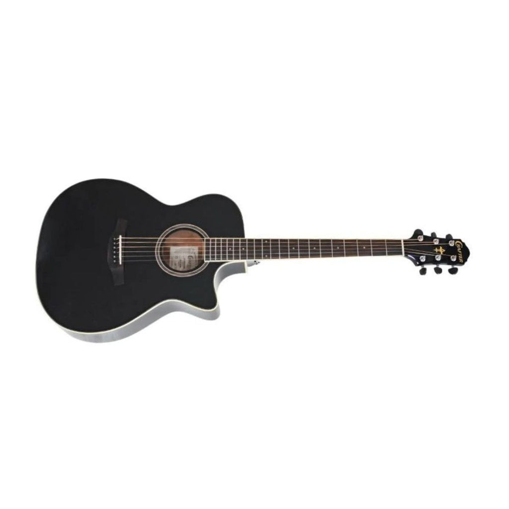 chitarra acustica elettrificata crafter ht-250ce nera vista frontale