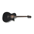 chitarra acustica elettrificata crafter ht-250ce nera vista frontale