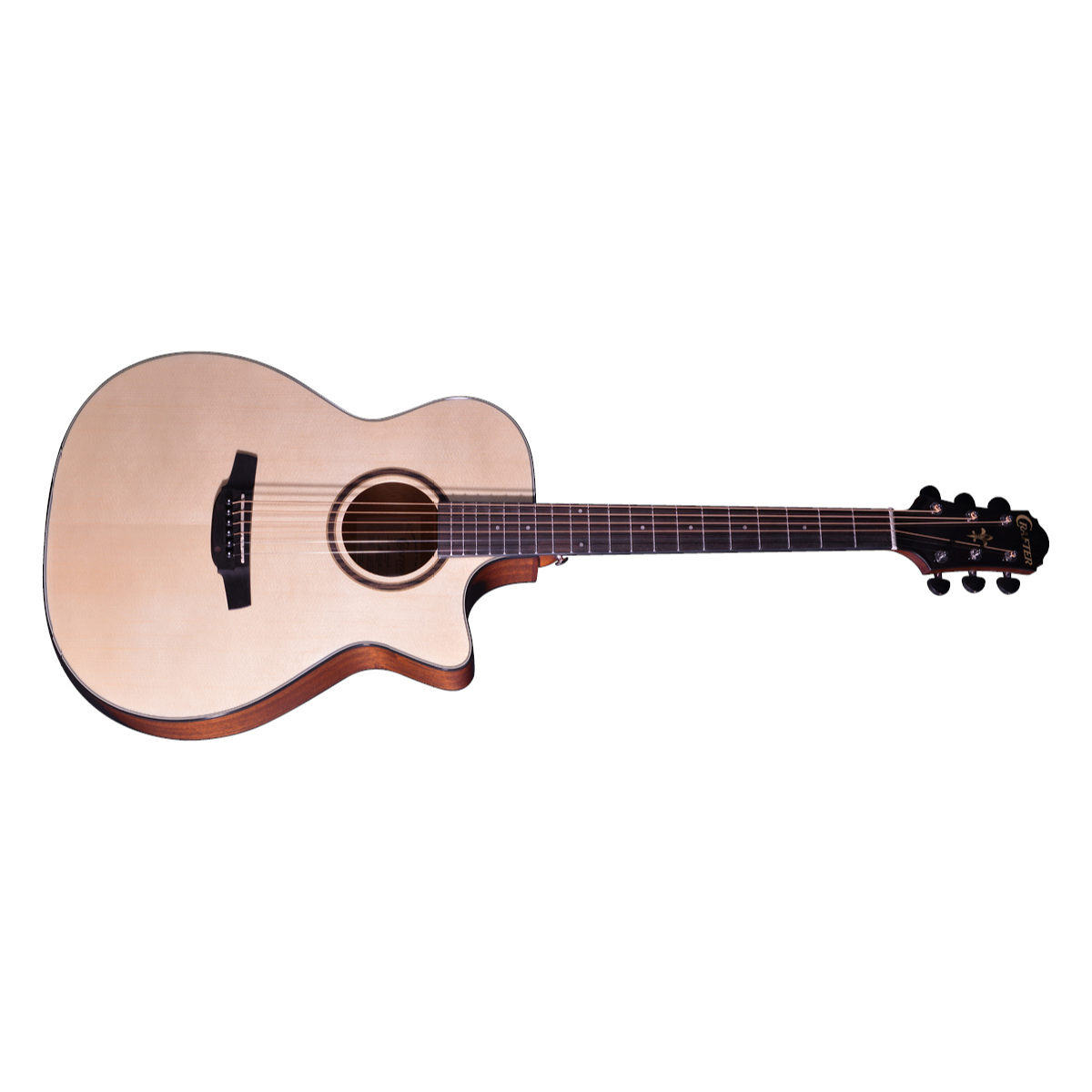 chitarra acustica elettrificata crafter ht-250ce natural vista frontale