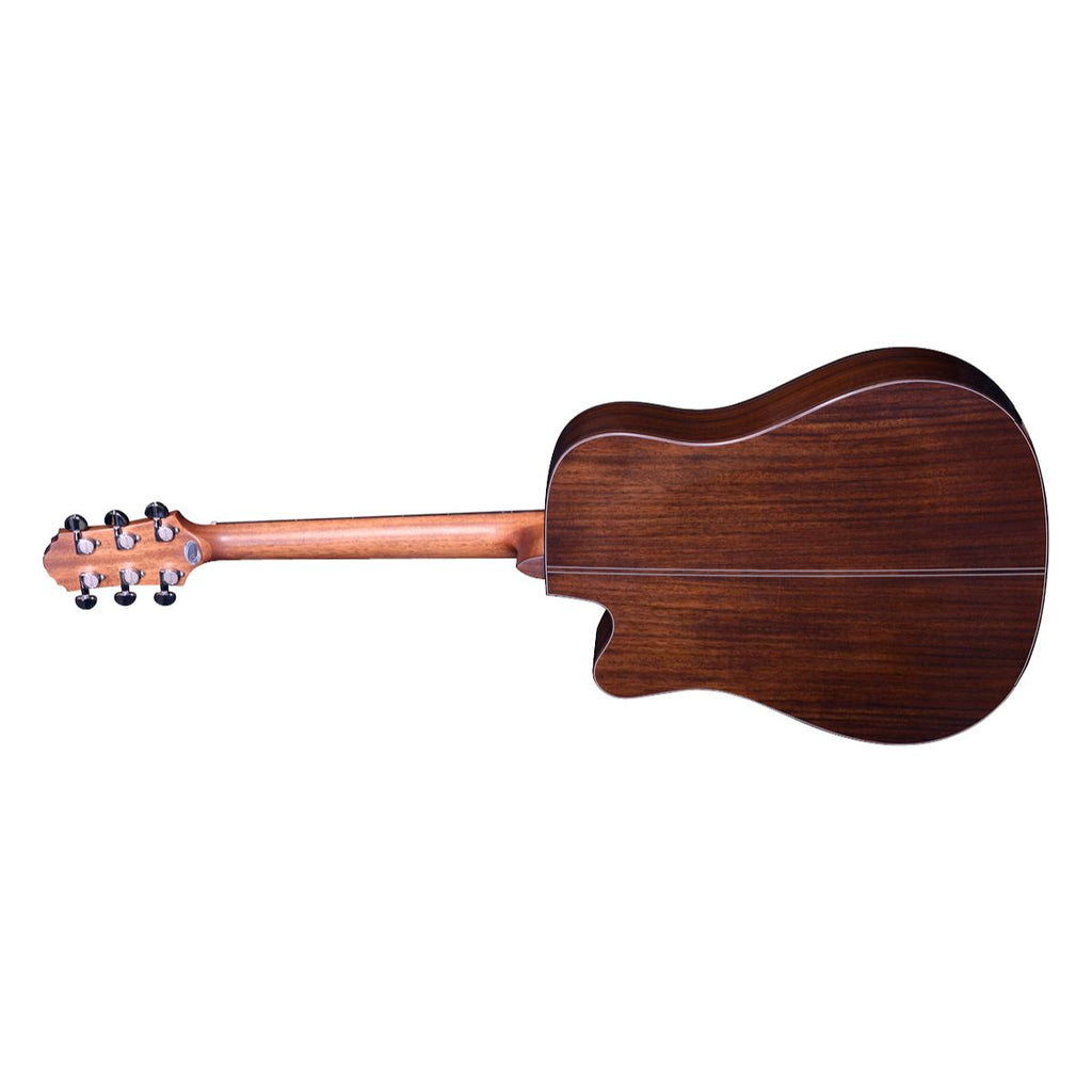 chitara acustica elettrificata cassa dreadnought e top in massello crafter stg d-18ce pro vista del retro