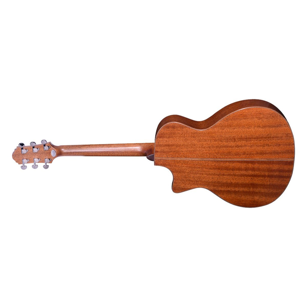 chitarra acustica elettrificata crafter stgt-16ce pro vista del retro