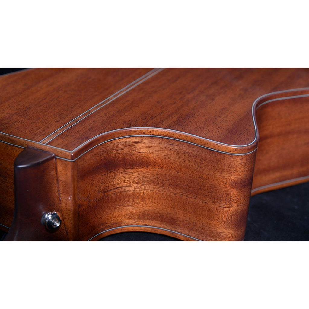 chitarra acustica elettrificata crafter stgt-16ce pro vista del retro del corpo