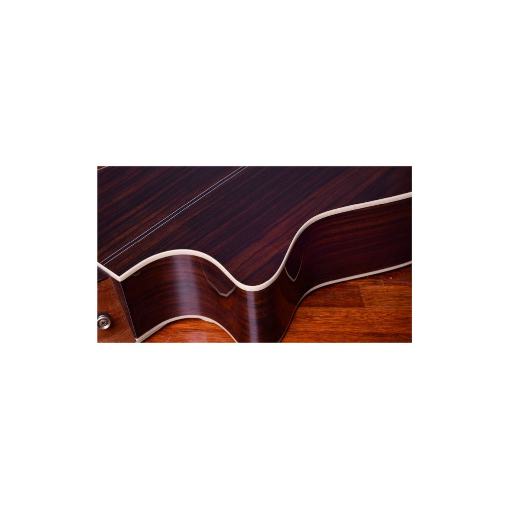 chitarra acustica elettrificata crafter stg t-18ce pro vista del retro del corpo
