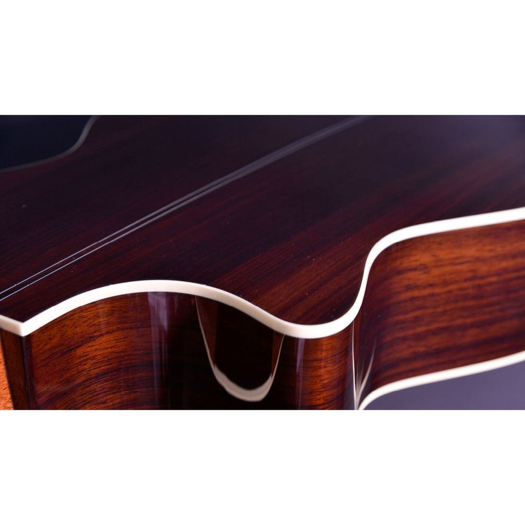 chitarra acustica elettrificata crafter stg T-27CE Pro vista del retro del corpo
