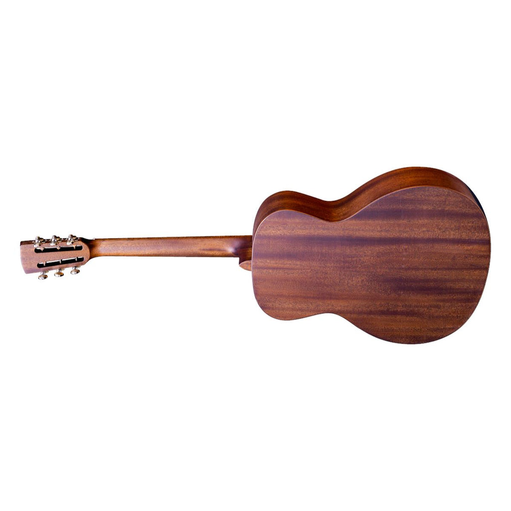 chitarra acustica elettrificata crafter t-16e n pro vista del retro